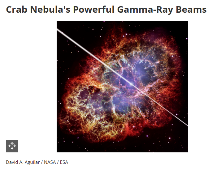 Raggi gamma della Nebulosa del Granchio